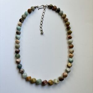 JAY KING Mine Finds Vintage DTR HSN Amazonite 925 Sterling Silver Necklace